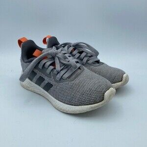 Adidas Sportswear Kids Puremotion Trainers Running Sneakers Shoes Gray Size 11K